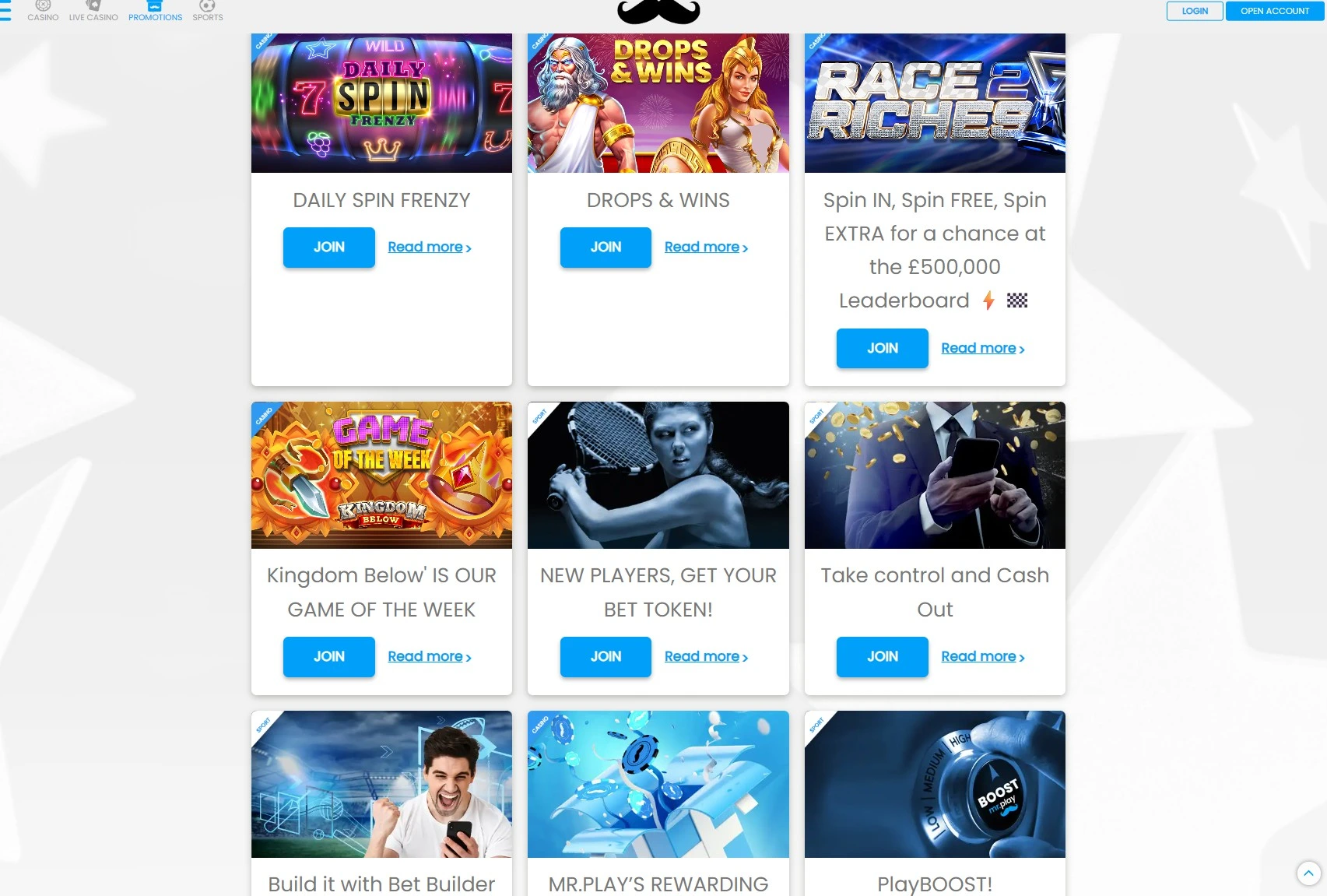 Mr Play Casino bonuses
