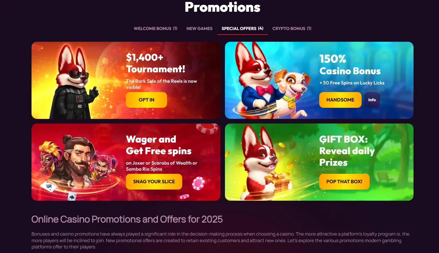 red dog promotions