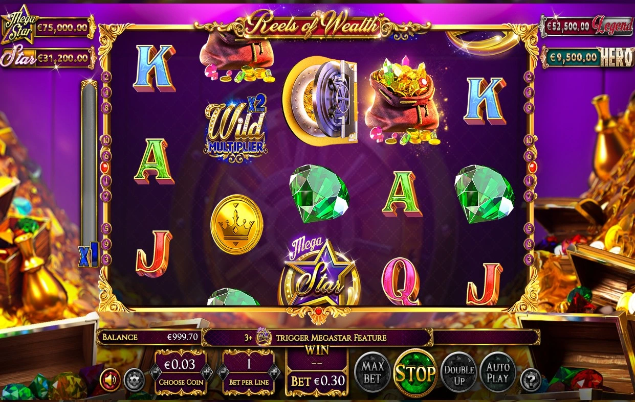 Reels of Wealth Slot Gameplay