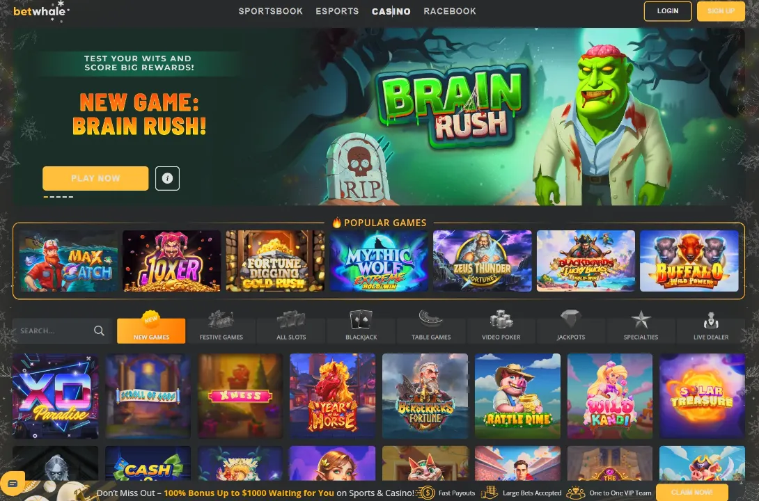 betwhale casino home 2026