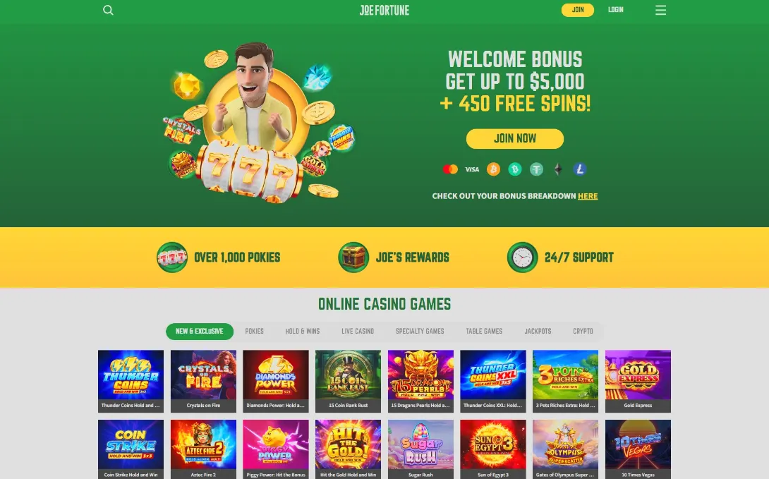 Joe Fortune Casino Australia