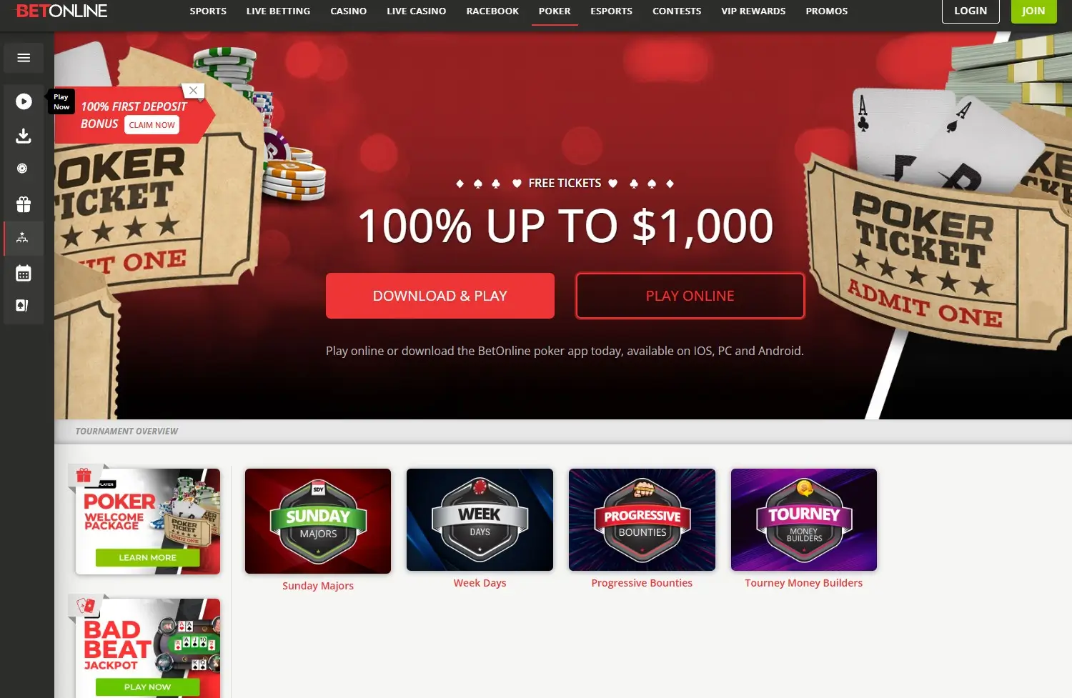betonline poker