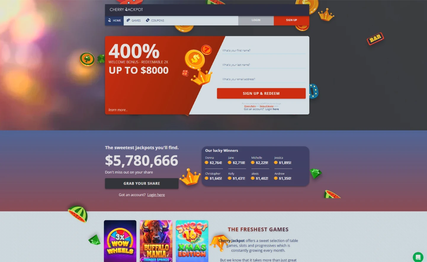 Cherry Jackpot Casino