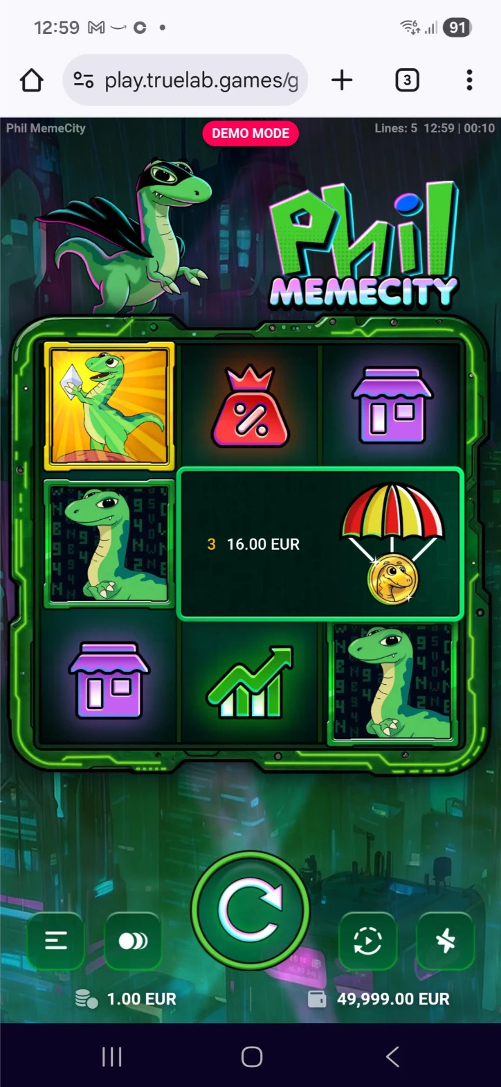 Phil Meme City Mobile Slot Test