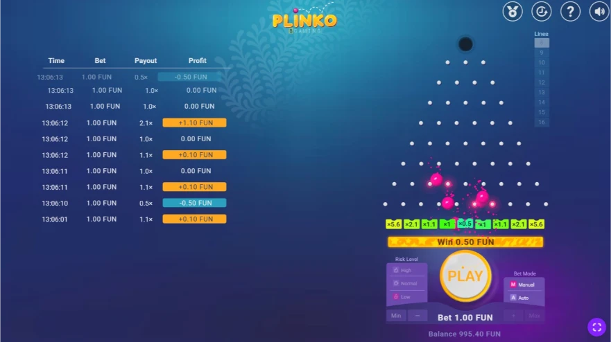 plinko bgaming