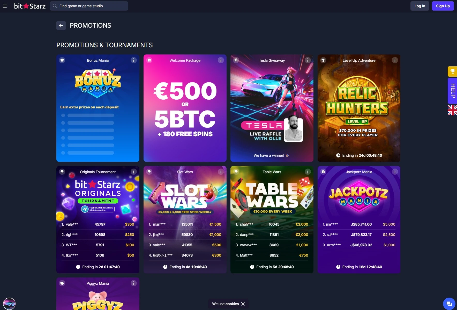 BitStarz Crypto Welcome Bonus Structure
