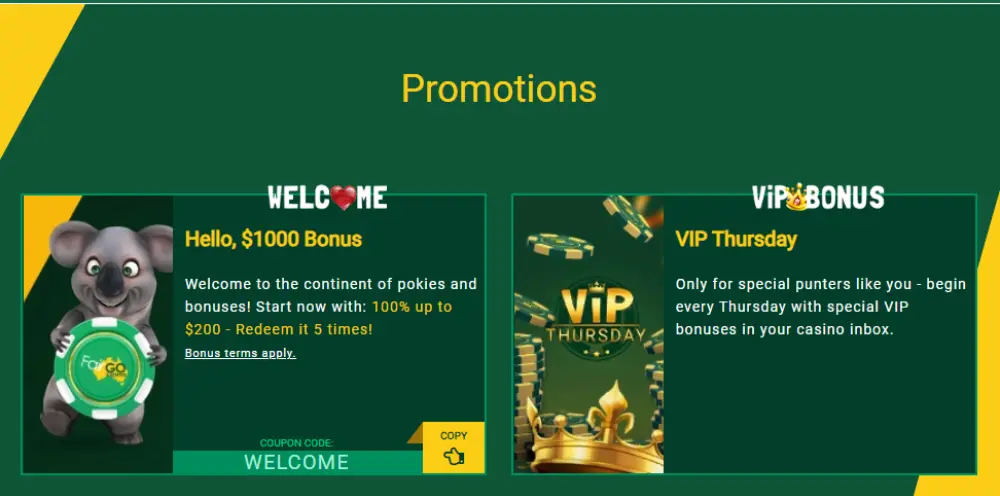 fair go bonus