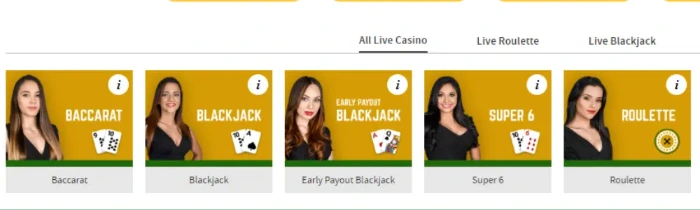 Joe Fortune Live Dealer