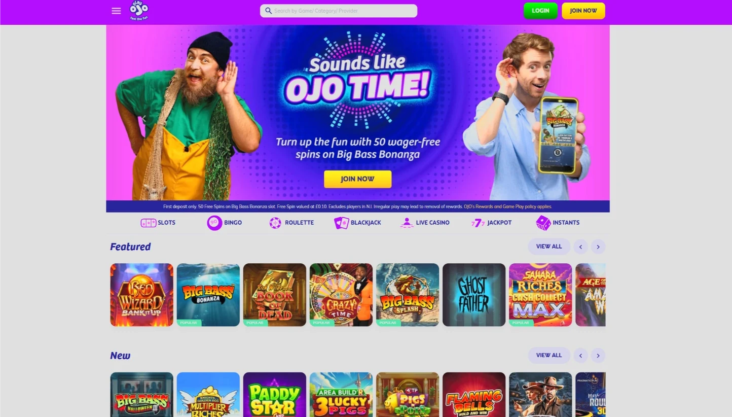 PlayOJO MGA Licensed Euro Casino