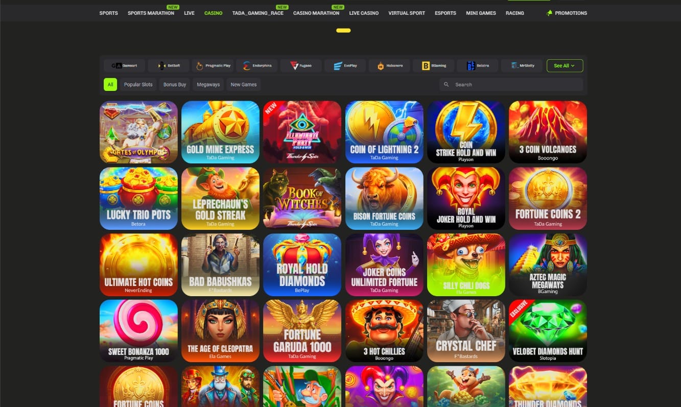 Velobet Australian casino page